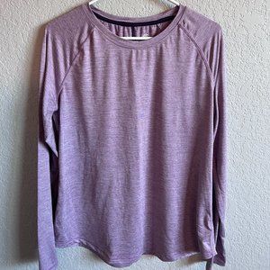 Champion Purple Workout Long Sleeve Shirt